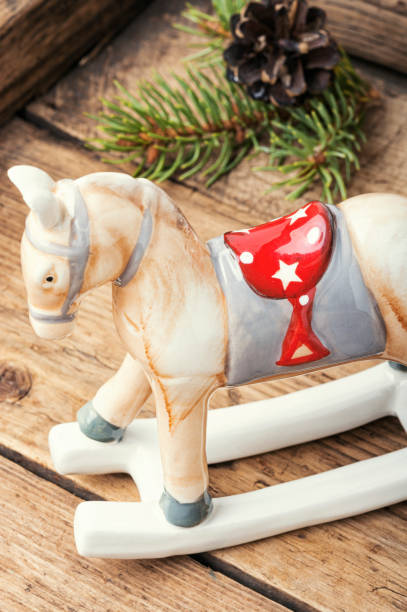 istock Symbolic christmas horse 1186447884