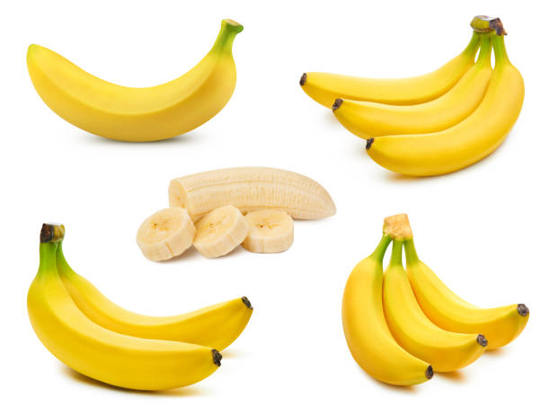 istock Bunch of bananas isolated 1186461275
