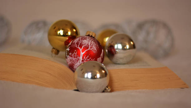 istock a book as a gift for the Christmas holidays 1186461760