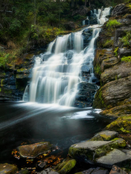istock Waterfall White Bridges. Summer landscape. Wild nature 1186470454