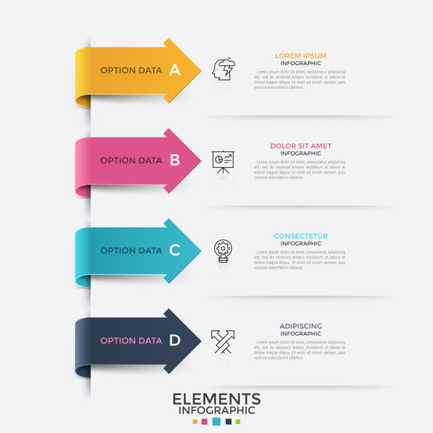 ilustrações de stock, clip art, desenhos animados e ícones de modern infographic template - 3494