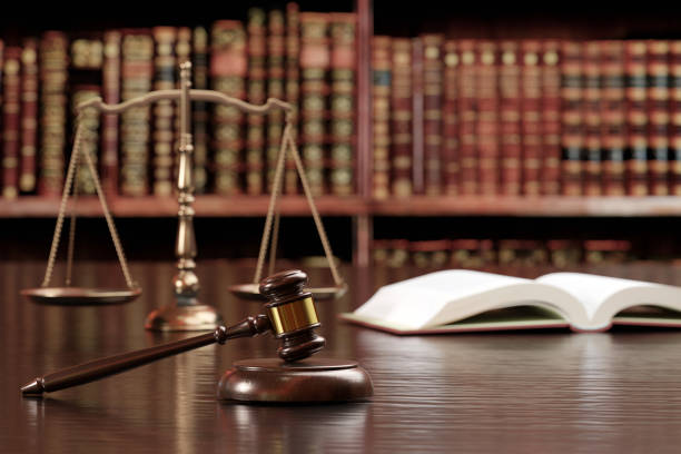 Trial hammer and balance Hammer and balance symbolizing trial, CG of case book guilty stock pictures, royalty-free photos & images