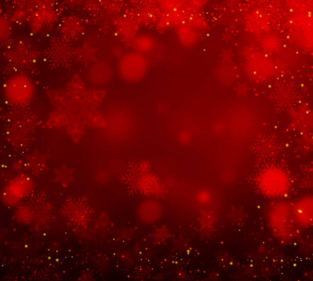 istock Red Abstract Christmas Holiday Winter Background 1186482341