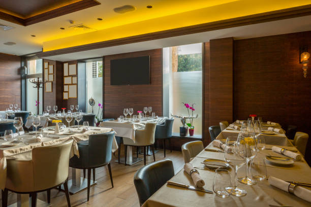 istock Interior of a modern restaurant 1186489932