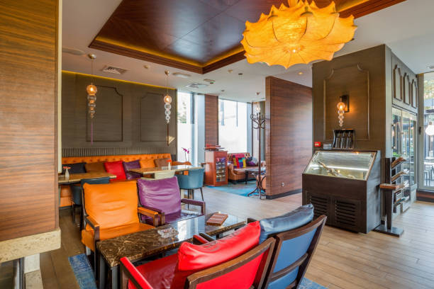 istock Interior of a modern restaurant 1186489986
