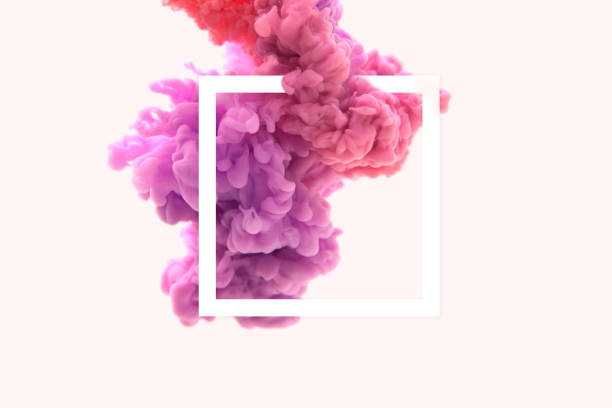 istock Frame and abstract ink in water 1186498003