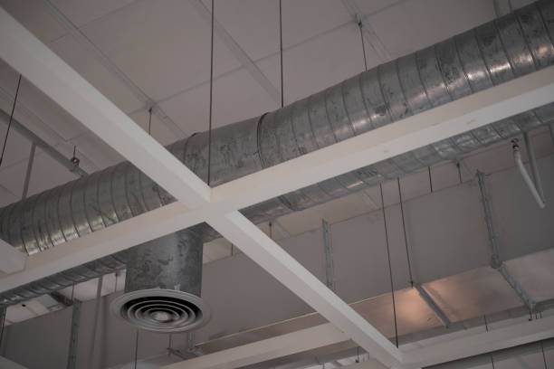 istock Air duct conditioning ceiling in the building 1186504695