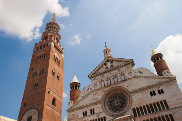 Cremona landmarks, the cathedral and the clock tower
