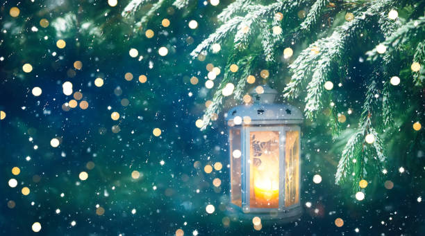 istock Wonderful Winter Christmas Background 1186506073