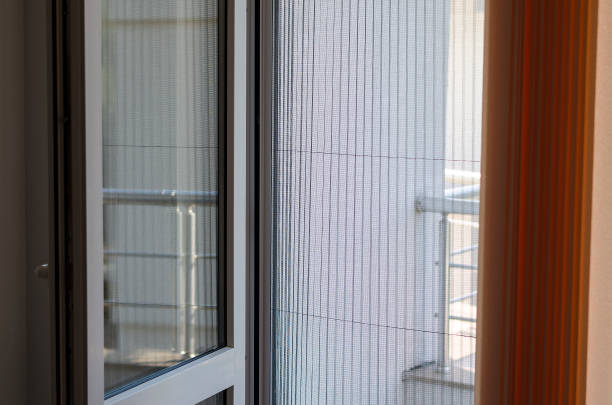 istock Close up of abstract interior door with window 1186510393