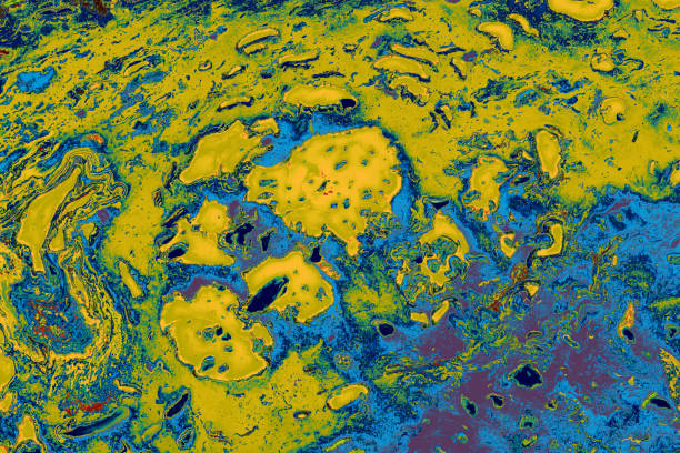 istock Abstract grunge art background texture with colorful paint splashes 1186512373