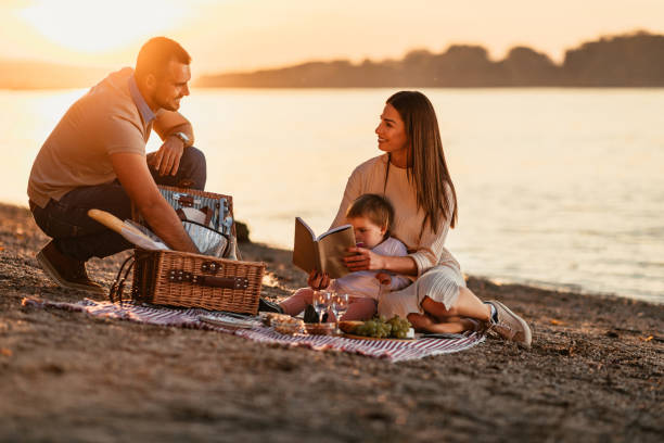 istock Weekends were made for picnics by the river 1186514402