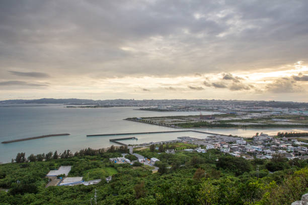 istock Top view from old castle of ryukyu in Okinawa 1186523524