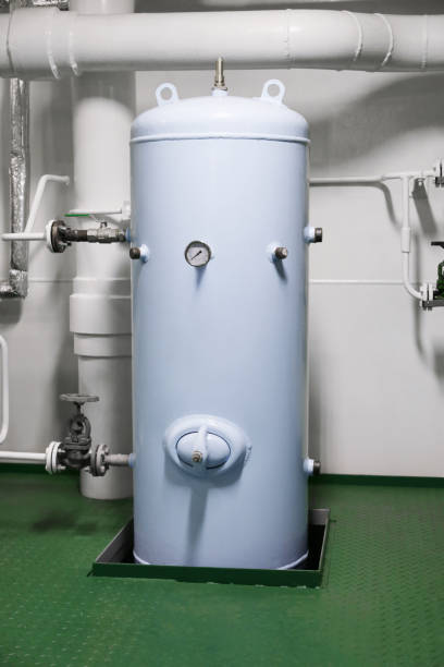 cilindro ad alta pressione - giant boilers foto e immagini stock
