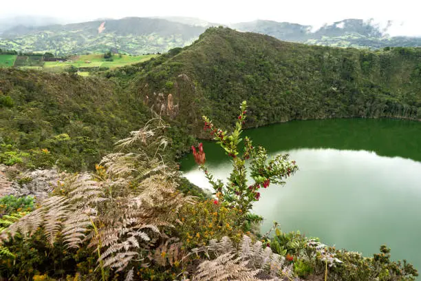 Natural Landscapes of Lagoon of Guatavita in Sesquilé, Cundinamarca - Colombia.