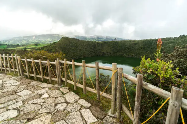 Natural Landscapes of Lagoon of Guatavita in Sesquilé, Cundinamarca - Colombia.