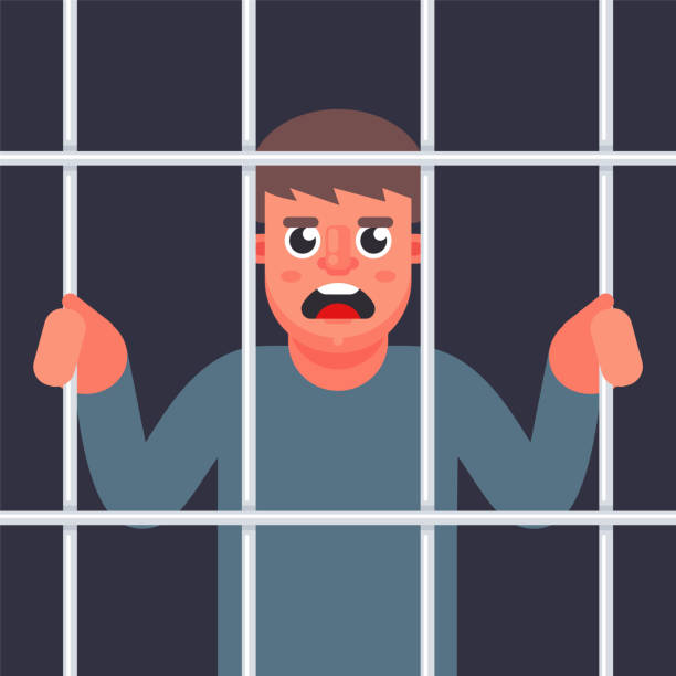 Male Criminal Behind Bars Stock Illustration - Download Image Now - Prison Bars, Hand, Adult - iStock Male Criminal Behind Bars Stock Illustration - Download Image Now - Prison Bars, Hand, Adult - iStock