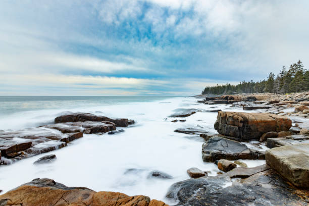 istock Rocky beach in Acadia park 1186544837
