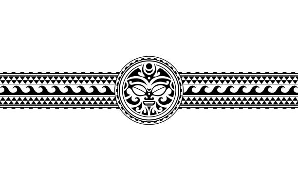 Polynesian Armband Tattoo Illustrations, Royalty-Free Vector Graphics &  Clip Art - iStock