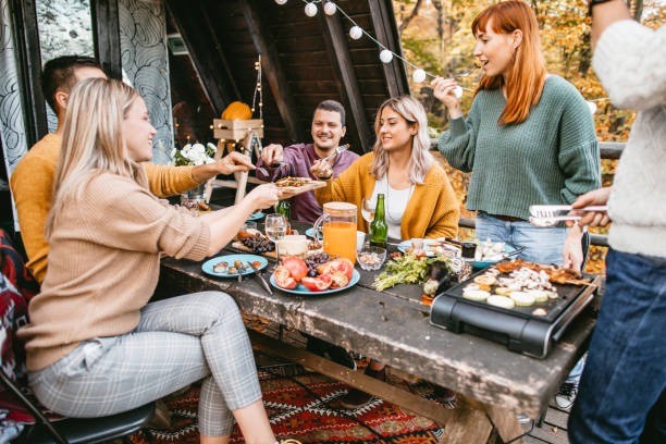 istock Teamwork food preparing for dinner party 1186549213