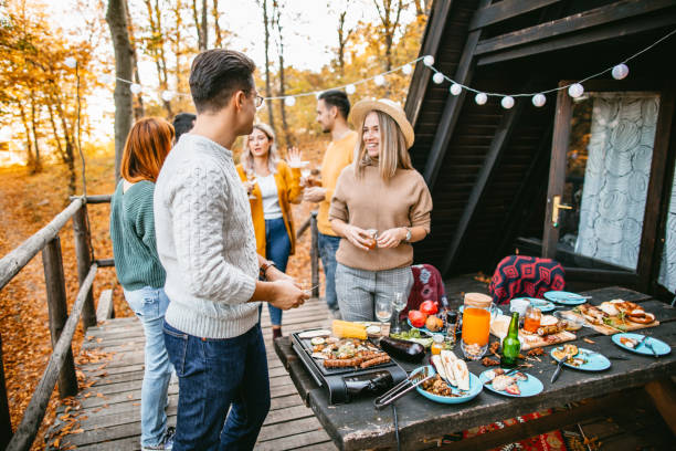 istock Teamwork food preparing for dinner party 1186549381