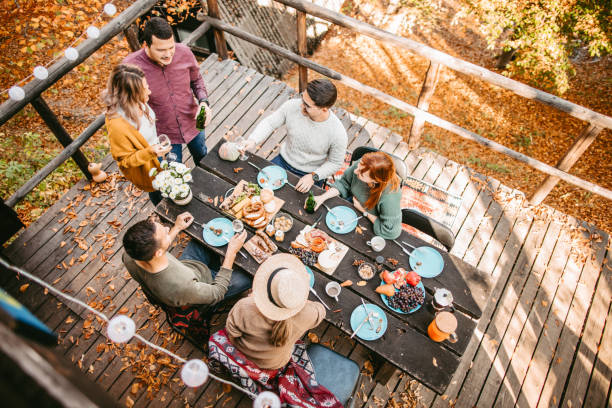 istock Welcome to our cute weekend forest house 1186549604