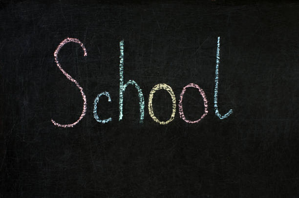 istock inscription in chalk on a blackboard - school 1186559164