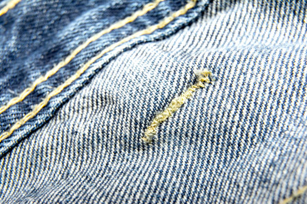 istock Denim / Detailed texture and pattern of blue jeans 1186562838