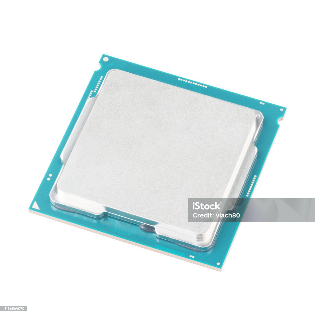 Modern Computer Processor Modern Central Processing Unit Cpu Stock ...