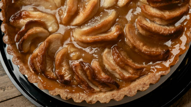 istock Close up Organic Gourmet Apple Tart 1186573298