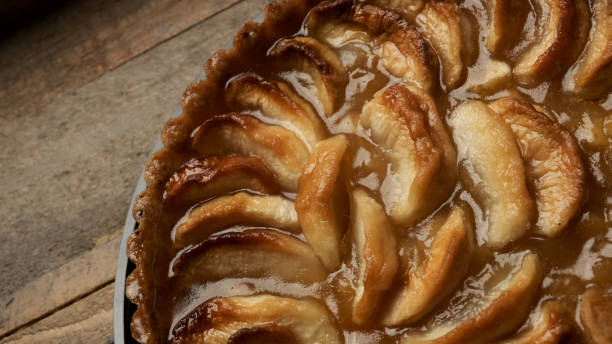 istock Close up Organic Gourmet Apple Tart 1186573350