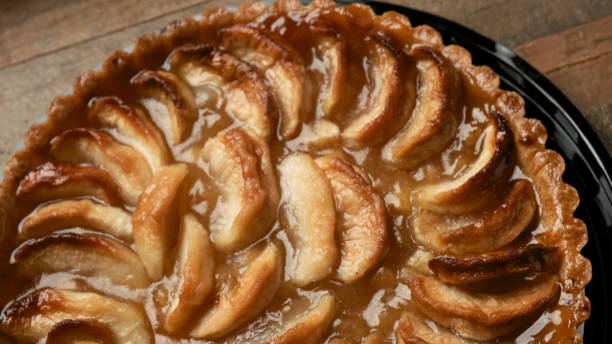 istock Close up Organic Gourmet Apple Tart 1186573356