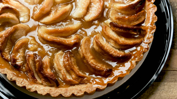 istock Close up Organic Gourmet Apple Tart 1186573369