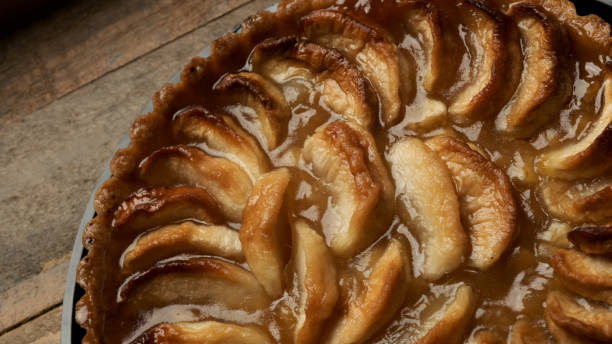 istock Close up Organic Gourmet Apple Tart 1186573376