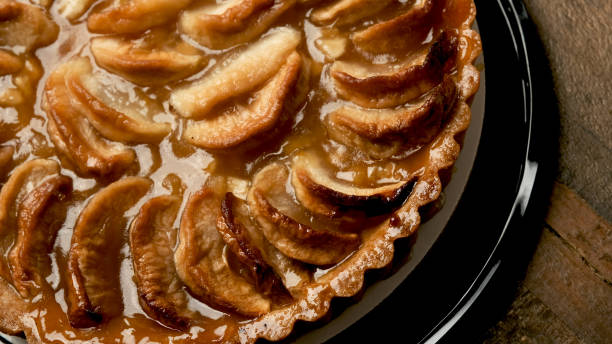 istock Close up Organic Gourmet Apple Tart 1186573383