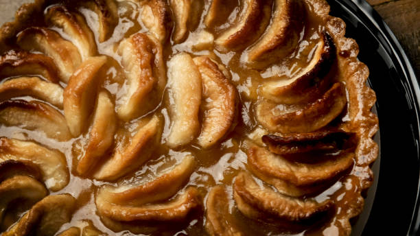 istock Close up Organic Gourmet Apple Tart 1186573384