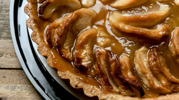 istock Close up Organic Gourmet Apple Tart 1186573387