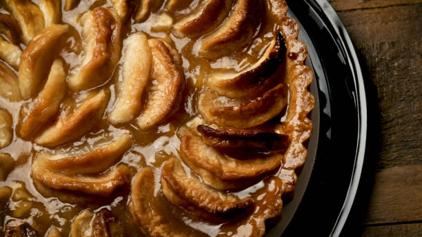 istock Close up Organic Gourmet Apple Tart 1186573389