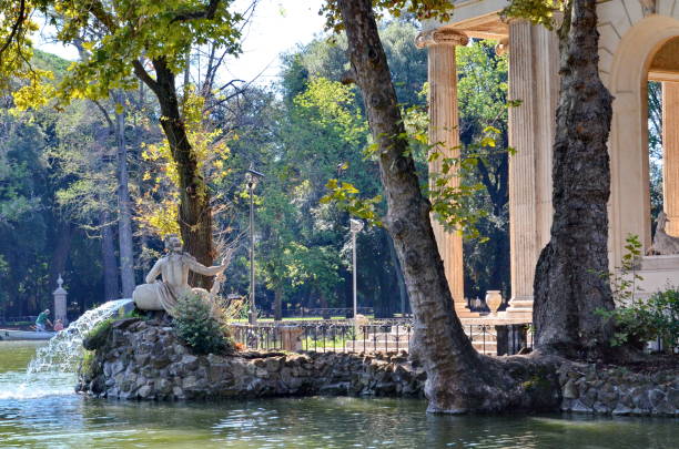 istock Lake Santander in Villa Borghese Park, Rome. 1186575524