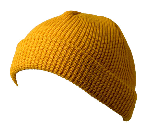 istock Docker knitted hat isolated on white background. fashionable rapper hat. hat fisherman 1186578838