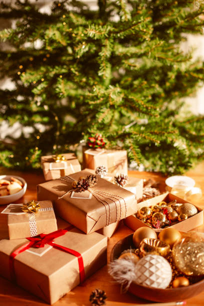 istock Christmas and new year background. 1186578983