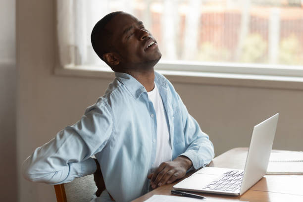 istock Hurt biracial man suffer from lower back pain 1186579693