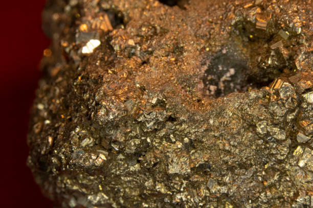istock Pyrite Fools Gold Raw Quartz Close Up 1186580254