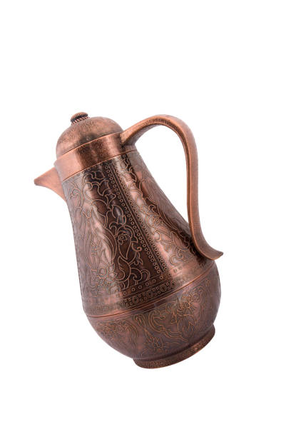 istock modern bronze Arabic coffee pot 1186586081