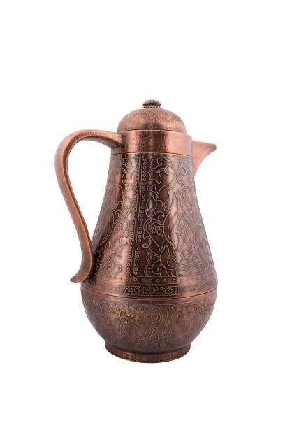 istock modern bronze Arabic coffee pot 1186586083