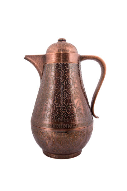 istock modern bronze Arabic coffee pot 1186586091
