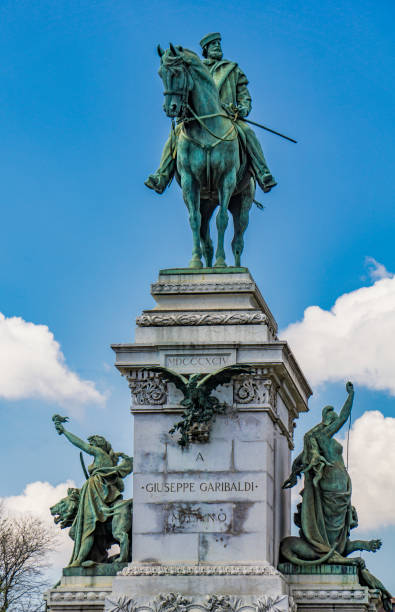 istock Monument to Giuseppe Garibaldi in Milan 1186588122