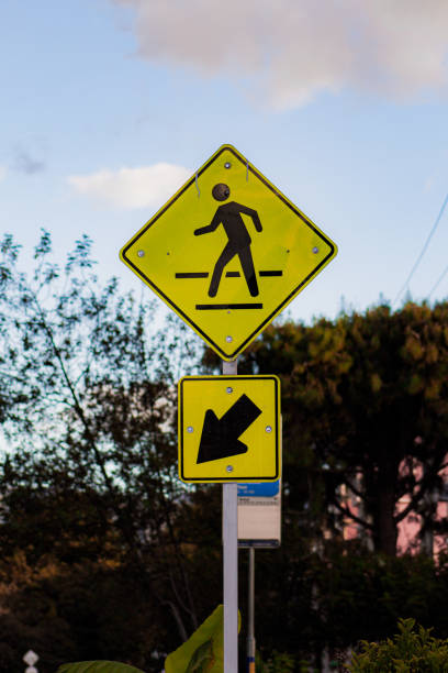 istock Pedestrian crossing sign 1186588286