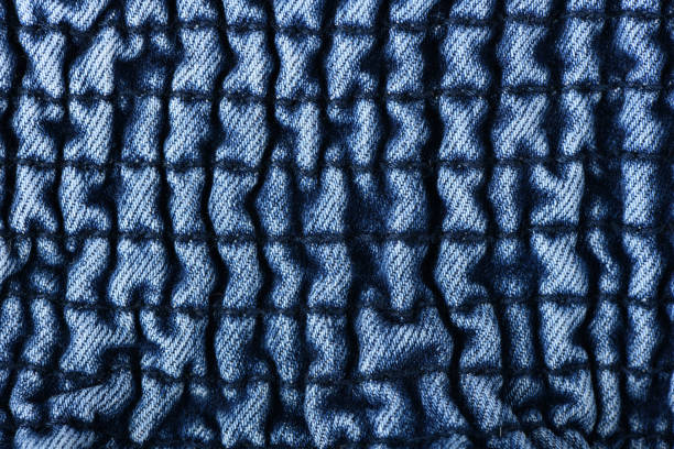 Blue jeans material fabric texture fashion seam fittings macro