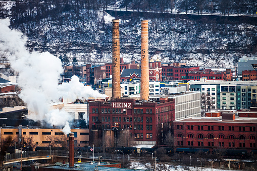 Pittsburgh, Pennsylvania, USA - The H. J. Heinz Plant in Pittsburgh's Northside.